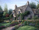 Barbara Felisky Poppy Cottage painting